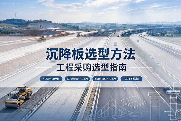 马边沉降板选择方法