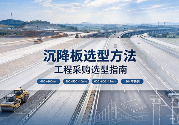 马边沉降板选择方法
